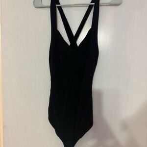 Abercrombie Black Sweater Bodysuit